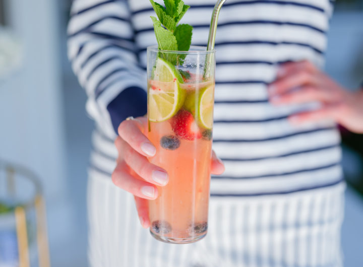 Eva Amurri shares her summer berry mojito bar