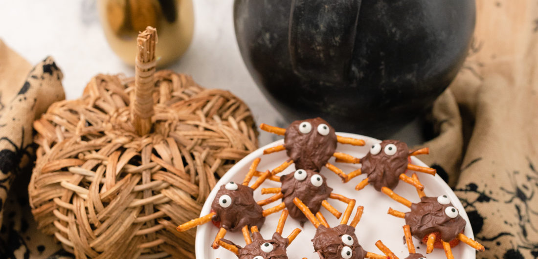 Eva Amurri shares a fun kid-friendly Strawberry Spider Snack DIY