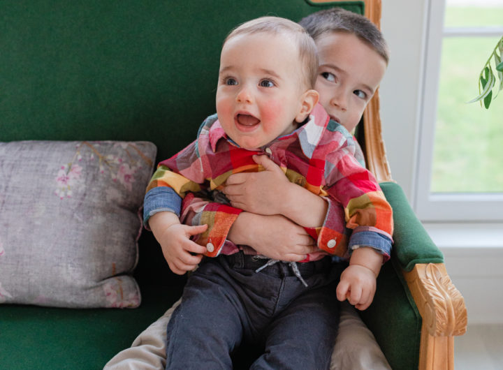 Mateo and Major Martino showing off their Thanksgiving style