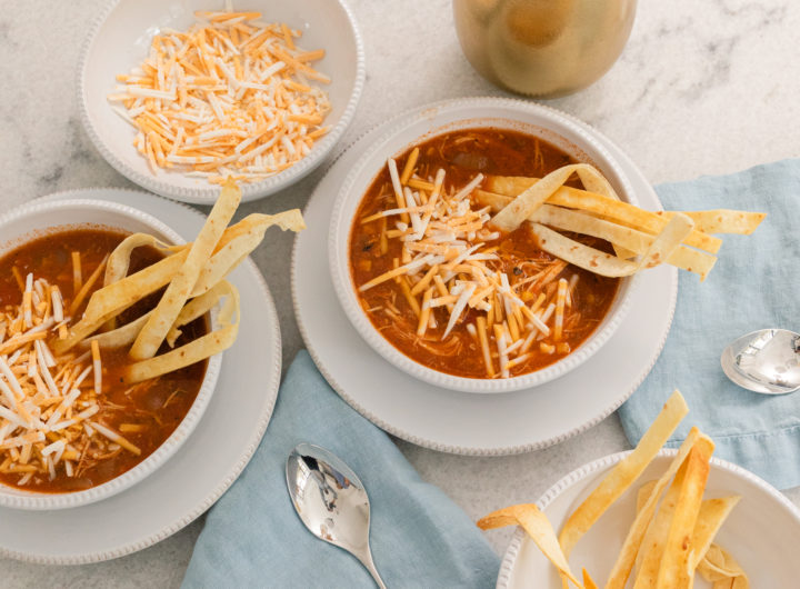 Eva Amurri's slow cooker chicken tortilla soup recipe