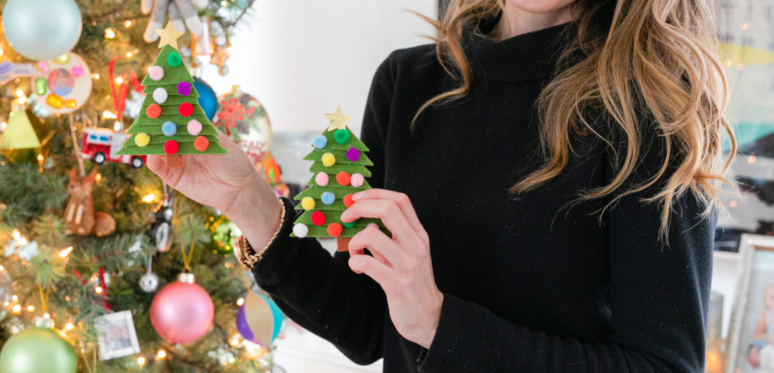 Eva Amurri shares an easy DIY for Clothespin Christmas Tree Ornaments