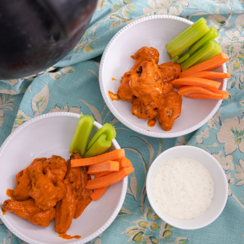 Eva Amurri shares a recipe for Crispy Baked Chicken Wings for the Super Bowl