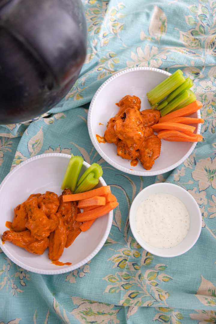 Eva Amurri shares a recipe for Crispy Baked Chicken Wings for the Super Bowl