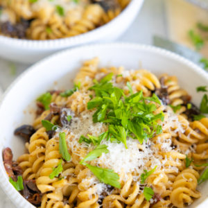 Eva Amurri shares her family's Creamy Olive Pasta recipe