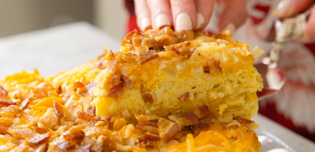 Eva Amurri shares an Easy Crockpot Breakfast Casserole recipe