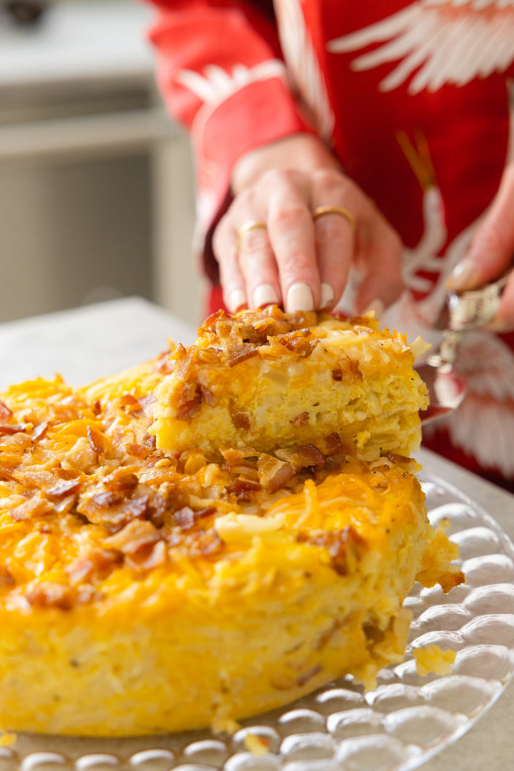 Eva Amurri shares an Easy Crockpot Breakfast Casserole recipe