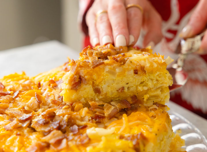 Eva Amurri shares an Easy Crockpot Breakfast Casserole recipe