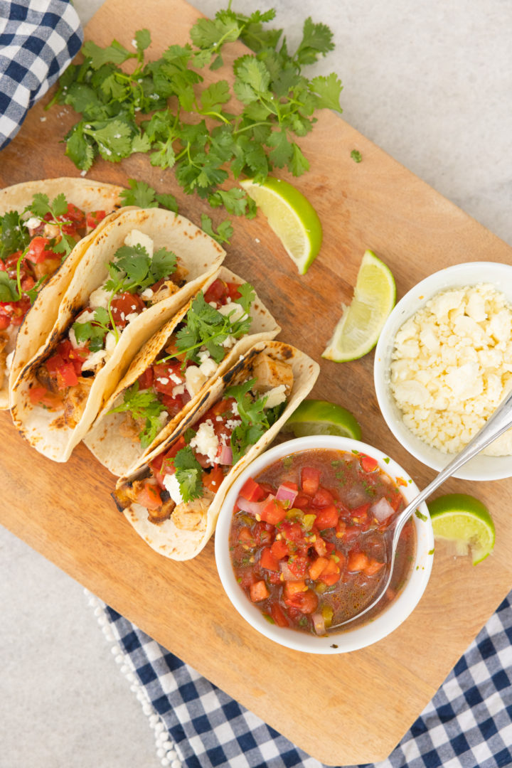 Eva Amurri shares an Easy & Delicious Grilled Chicken Tacos recipe