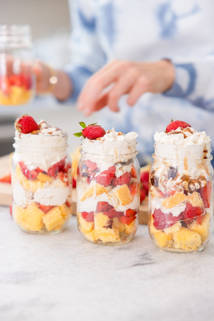 Eva Amurri shares her recipe for Strawberry Shortcake Jars