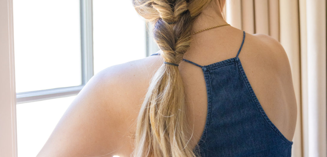 Eva Amurri shares a Twisted Ponytail Tutorial