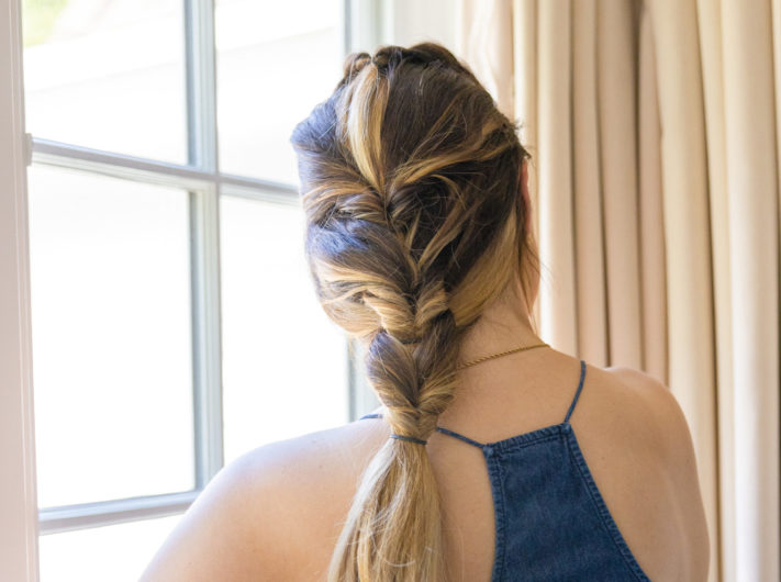 Eva Amurri shares a Twisted Ponytail Tutorial