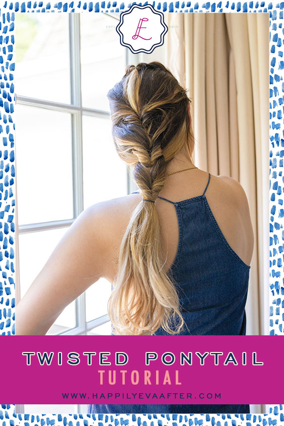 Eva Amurri shares a Twisted Ponytail Tutorial | REZTT | www.happilyevaafter.com