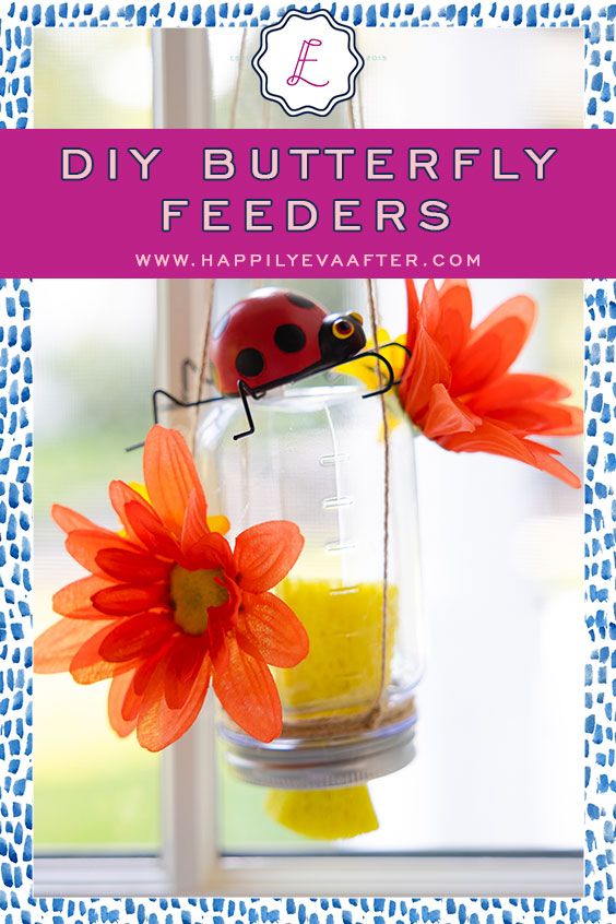 Eva Amurri shares her DIY Butterfly Feeders | REZTT | www.happilyevaafter.com
