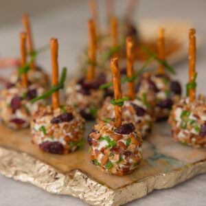 Eva Amurri shares her mini harvest cheese ball appetizer