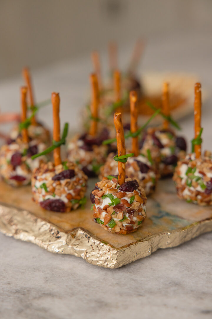 Eva Amurri shares her mini harvest cheese ball appetizer