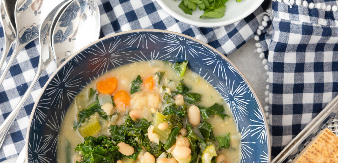 Eva Amurri shares her Kale and White Bean Soup