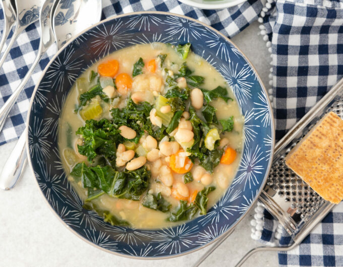 Eva Amurri shares her Kale and White Bean Soup