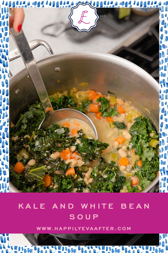 Eva Amurri shares her Kale and White Bean Soup