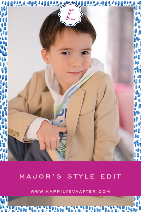 Eva Amurri shares her son, Major's, style edit