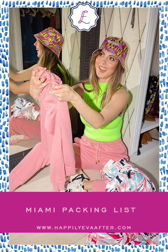 Eva Amurri shares what is in her Miami packing list
