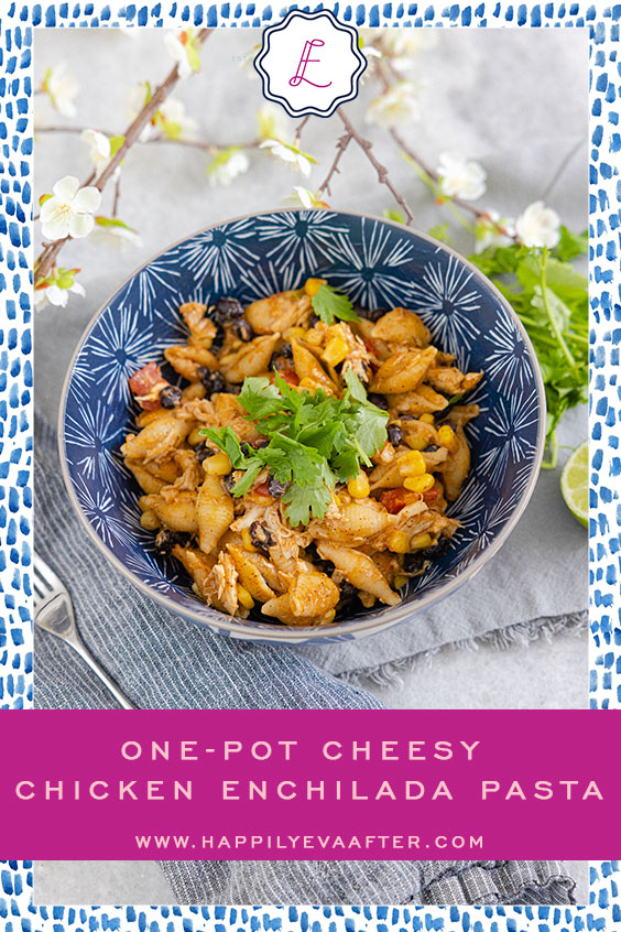 Eva Amurri shares her One Pot Chicken Enchilada Pasta Recipe