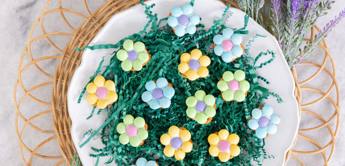 Eva Amurri shares her Pretzel Flower Bite recipe