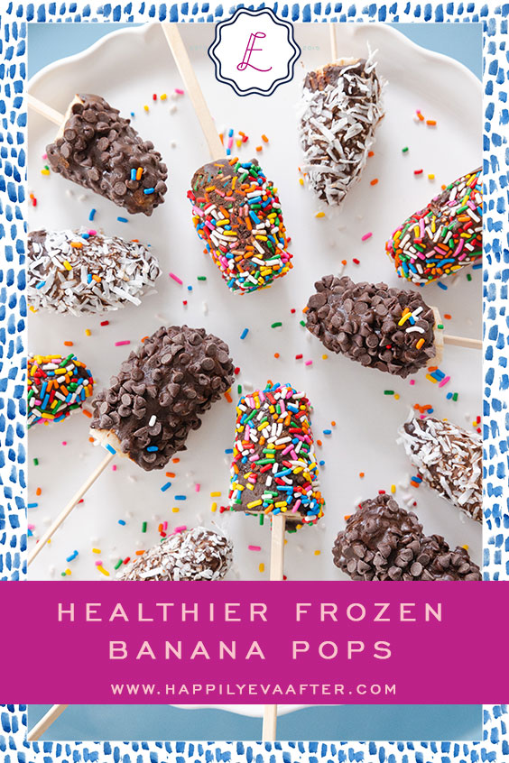 Eva Amurri shares her Healthier Frozen Banana Pop Recipe