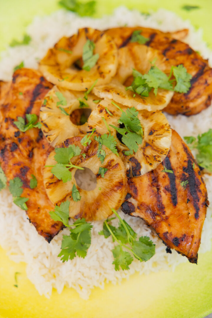 Eva Amurri shares her recipe for Hawaiian Chicken with Coconut Rice