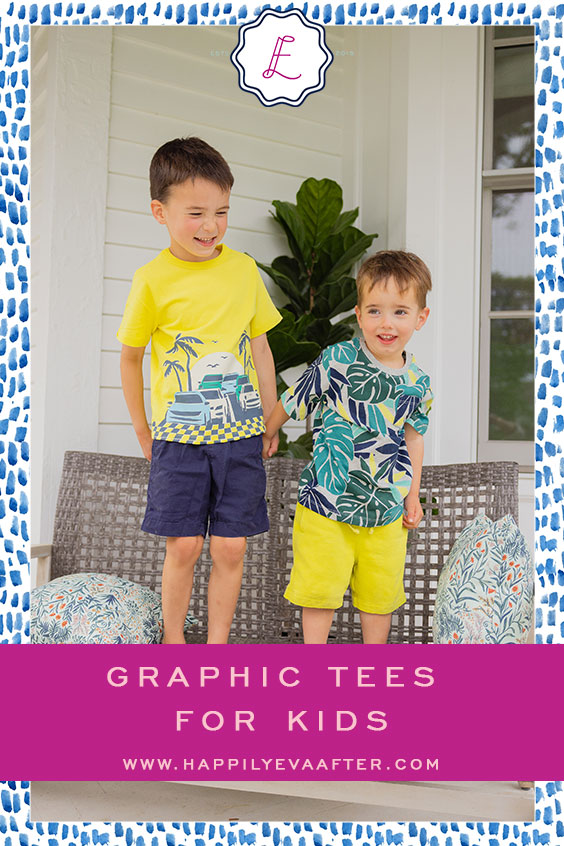 Eva Amurri shares a Graphic Tee Round Up for Kids