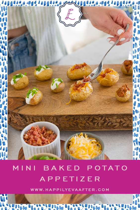 Eva Amurri shares her Mini Baked Potato Appetizer Recipe