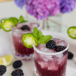 Eva Amurri shares her Spicy Blackberry Smash Cocktail