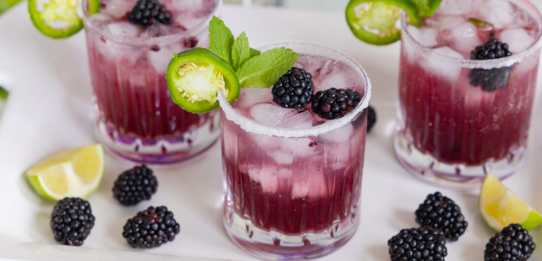 Eva Amurri shares her Spicy Blackberry Smash Cocktail