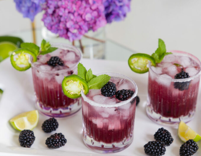 Eva Amurri shares her Spicy Blackberry Smash Cocktail