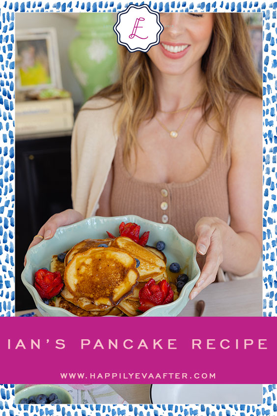 Eva Amurri shares Ian's Pancake Recipe