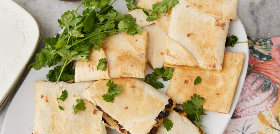 Eva Amurri shares her Sheet Pan Quesadillas recipe