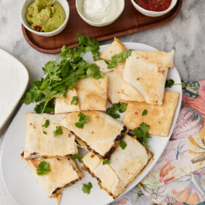 Eva Amurri shares her Sheet Pan Quesadillas recipe