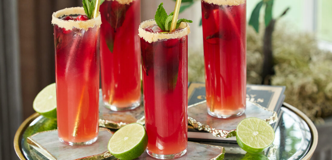 Eva Amurri shares her Blood Orange & Cranberry Mojito Recipe