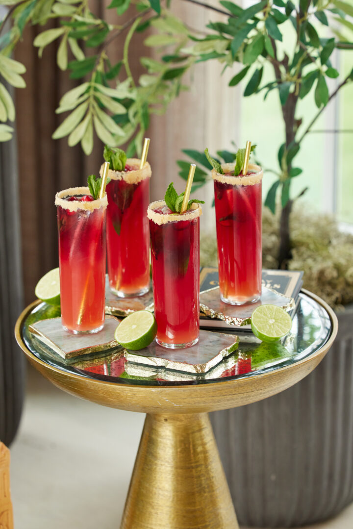 Eva Amurri shares her Blood Orange & Cranberry Mojito Recipe