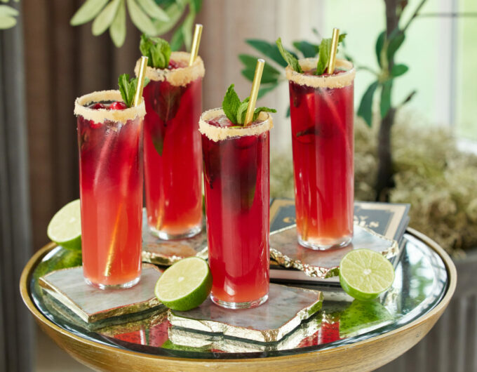 Eva Amurri shares her Blood Orange & Cranberry Mojito Recipe