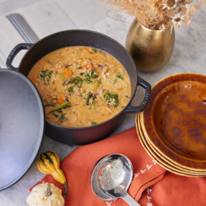 Eva Amurri shares her Autumn Wild Rice Soup