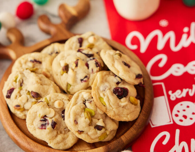 Eva Amurri shares her White Chocolate Cranberry Pistachio Cookies