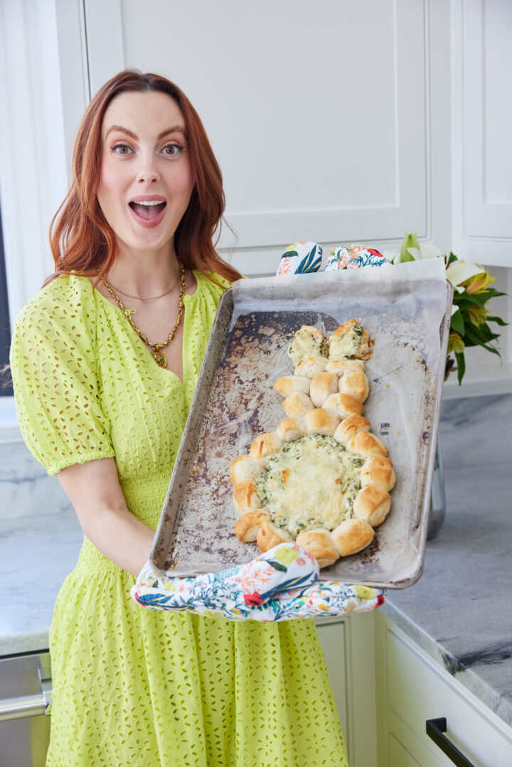Eva Amurri shares her Bunny Spinach Dip