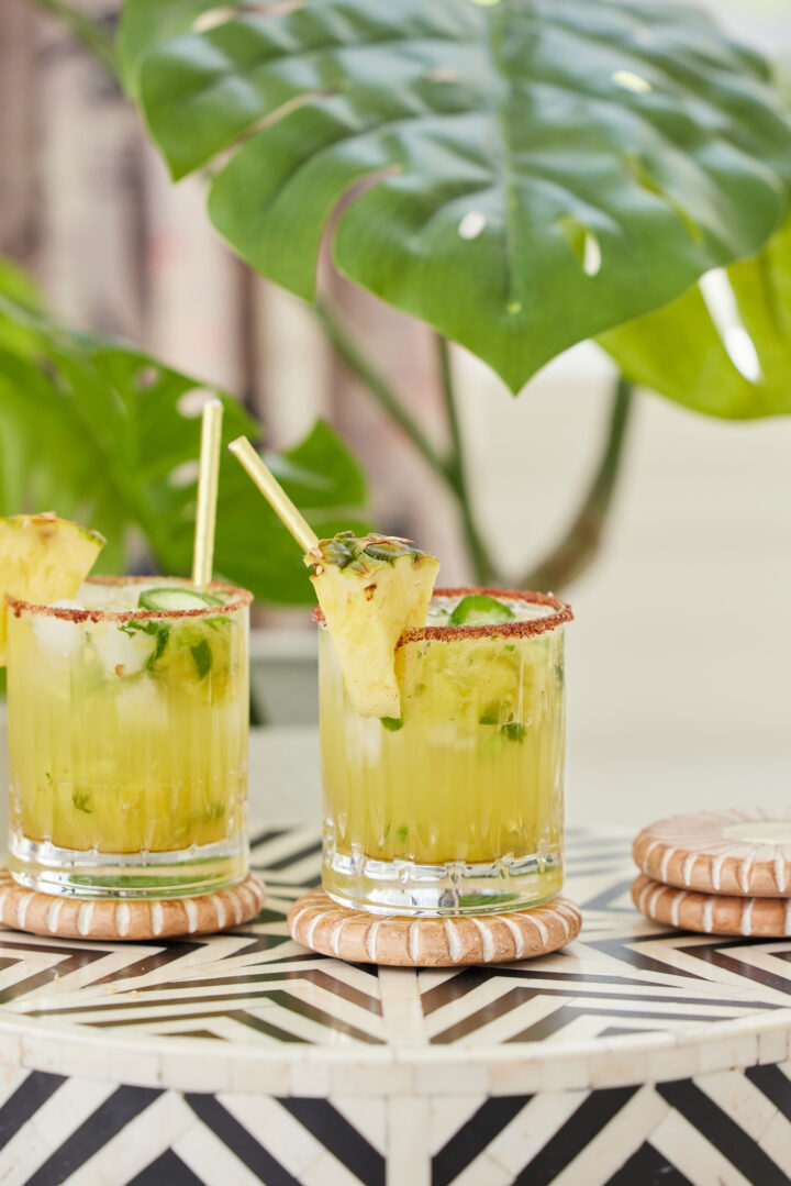 Eva Amurri shares her her Spicy Pineapple Margarita Mocktail