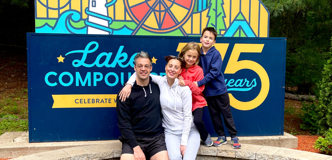 Eva Amurri shares her family fun day at Lake Compounce
