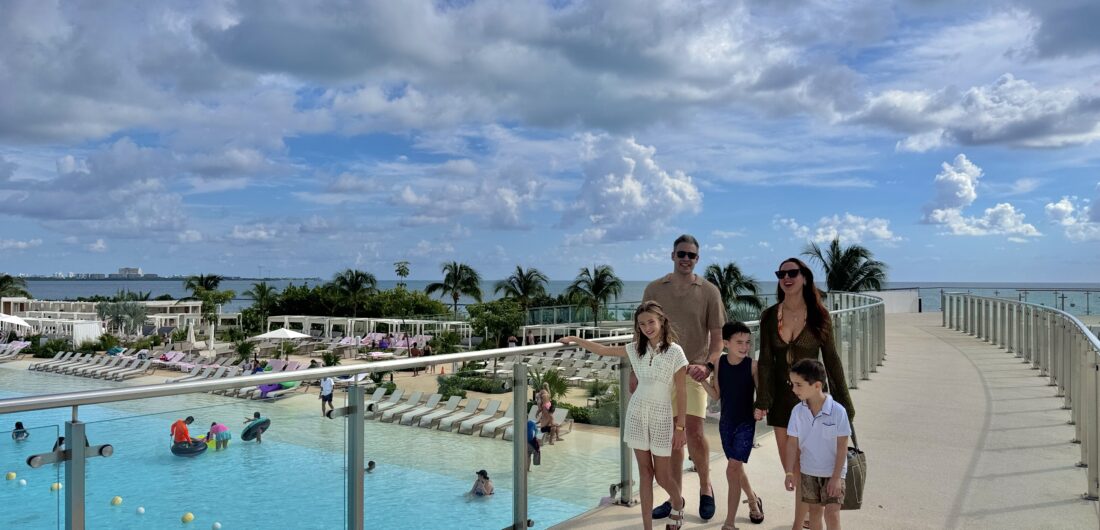 Eva Amurri travels to the AVA Cancun for Thanksgiving.