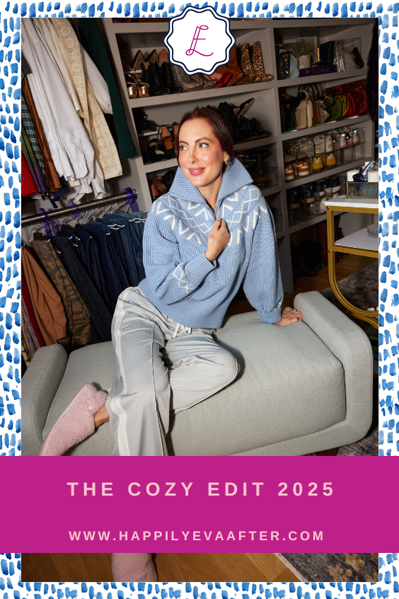 Eva Amurri shares her cozy edit and what keeps her feeling the most comfortable during the winter.